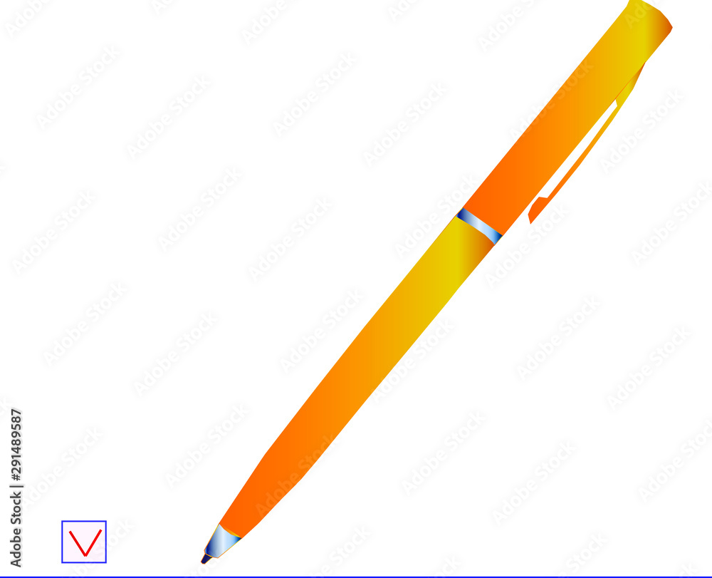 gold pen for signing documents