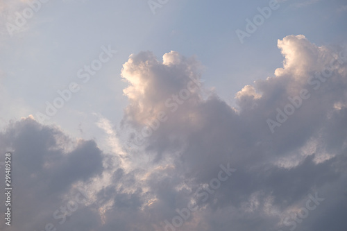 blue sky with clouds