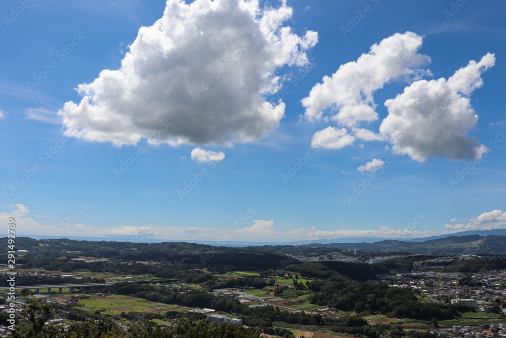 権現山（弘法山）からの景色（神奈川県秦野市）,The view form Koboyama(Hadano City,Kanagawa Pref,Japan)
