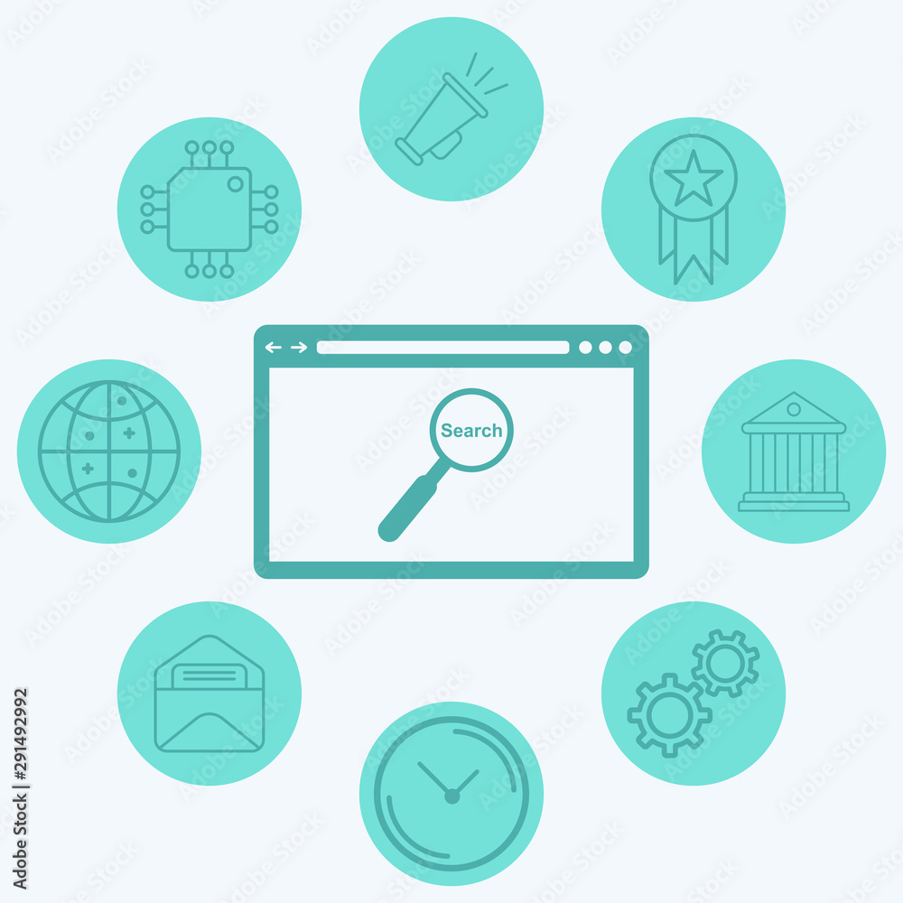 Browser vector icon sign symbol Browser vector icon sign symbol