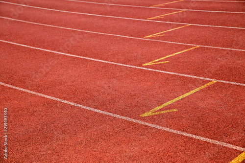 Running track texture background. top view © Pcess609