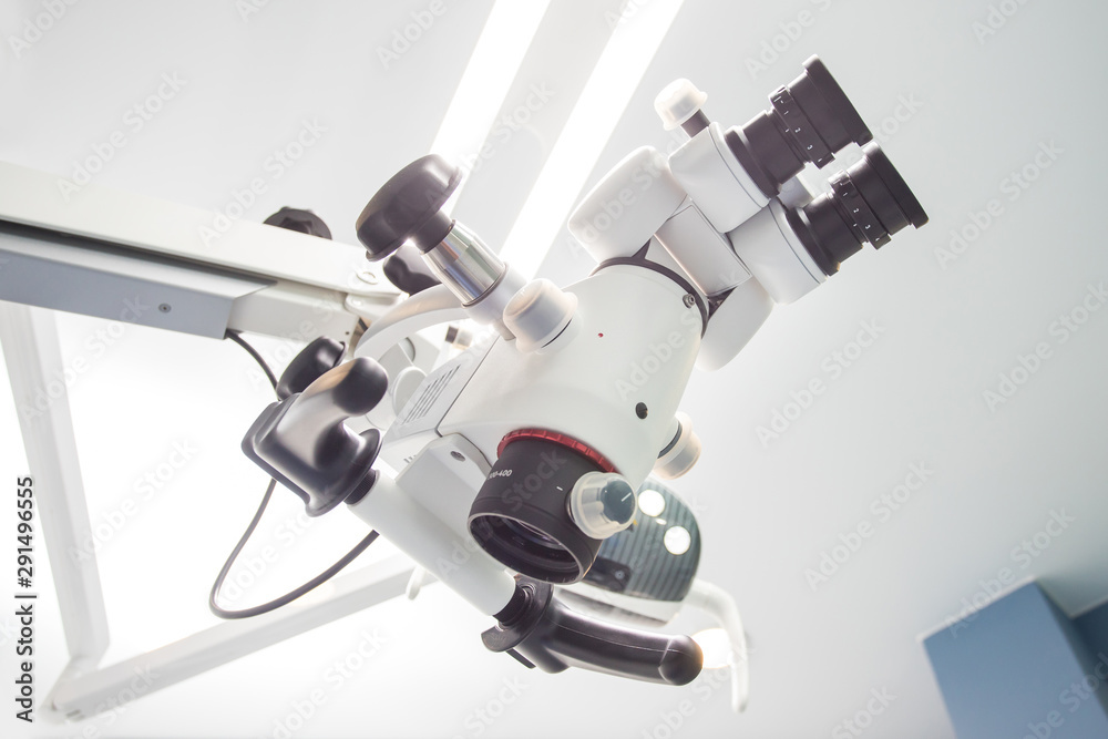 Image of a professional dental endodontic binocular microscope Image of a professional dental endodontic binocular microscope