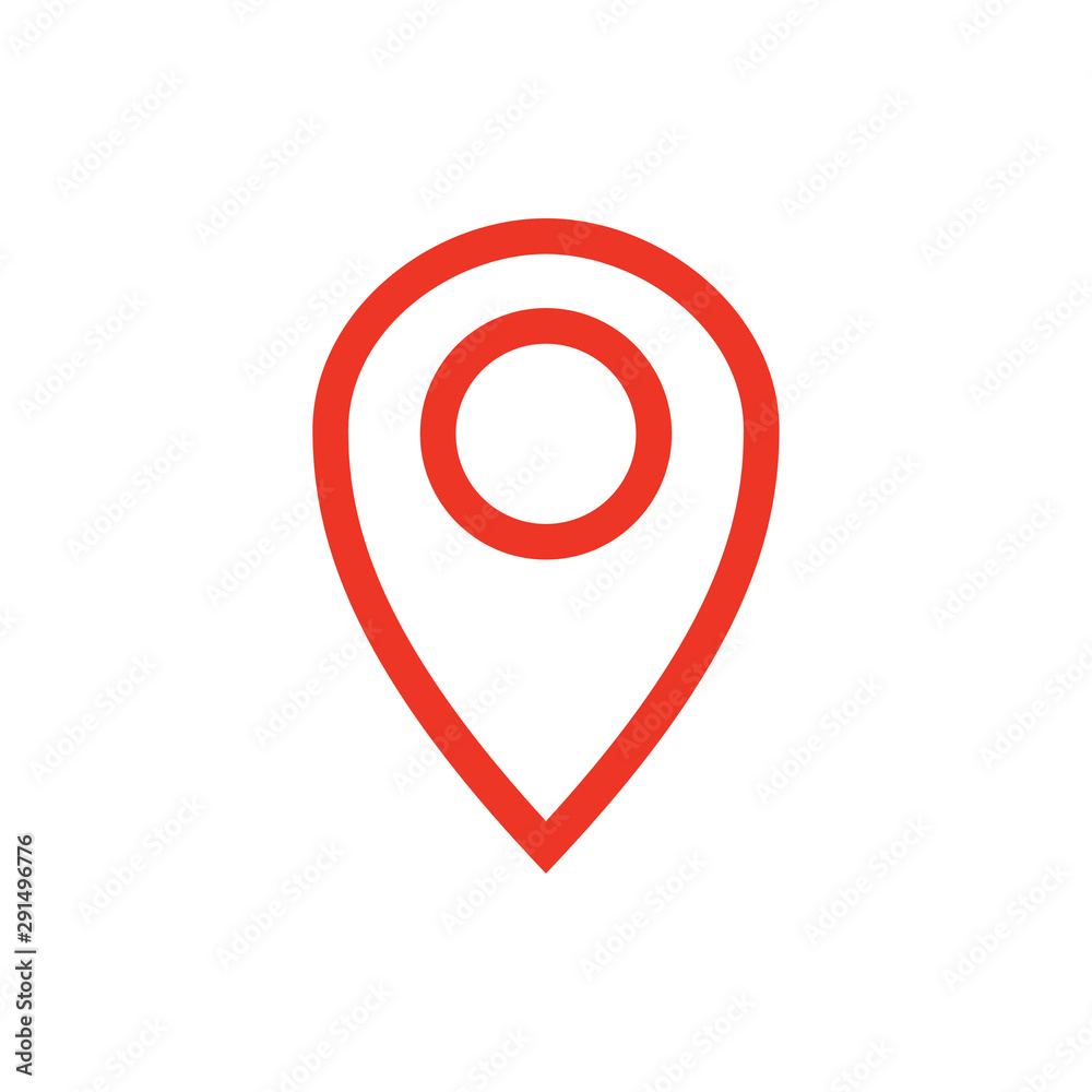 Pin Location Mark Sign Icon Vector Illustration Pin Location Mark Sign Icon Vector Illustration