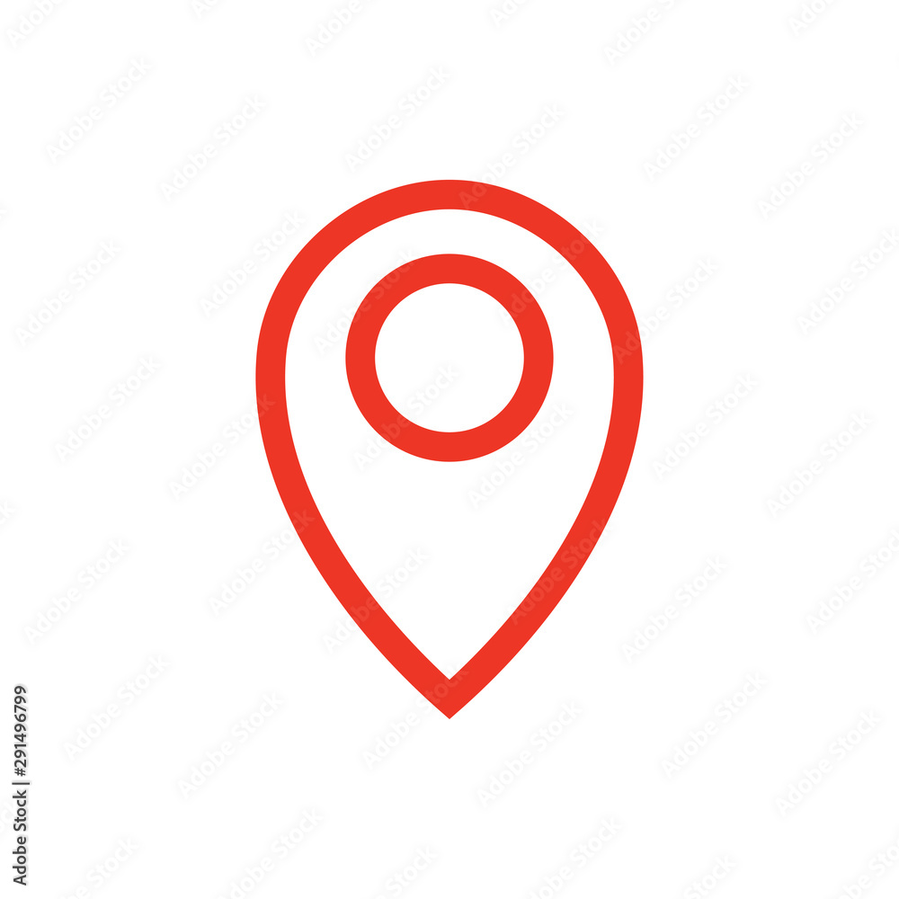 Pin Location Mark Sign Icon Vector Illustration Pin Location Mark Sign Icon Vector Illustration