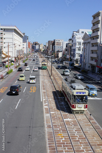 長崎の路面電車のイメージカット