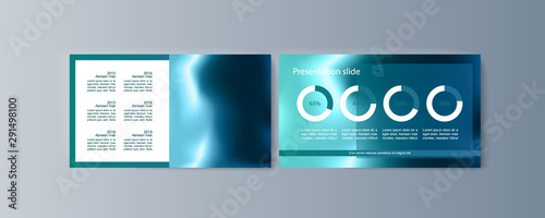 Set of brochures infographics for marketing the promotion goods and services on market