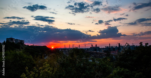 Sunset in Odessa,Ukraine