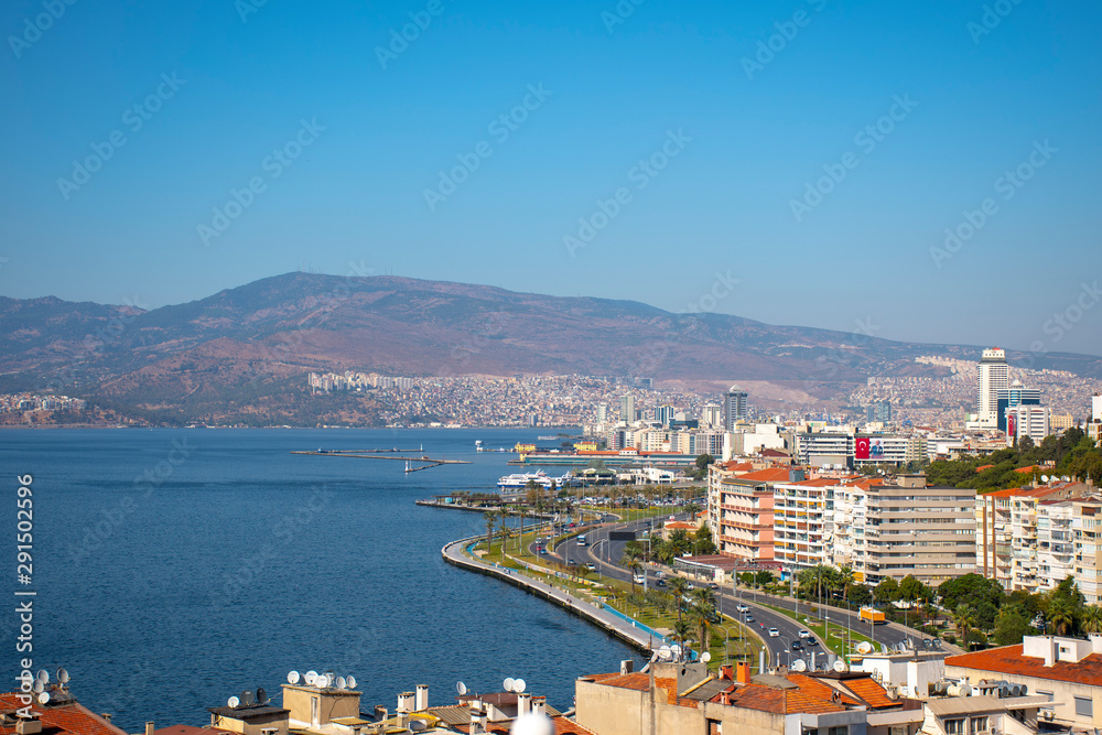 Izmir bay and city views