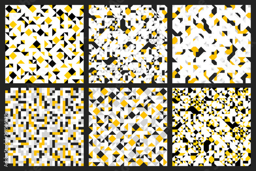Mosaic seamless patterns se...