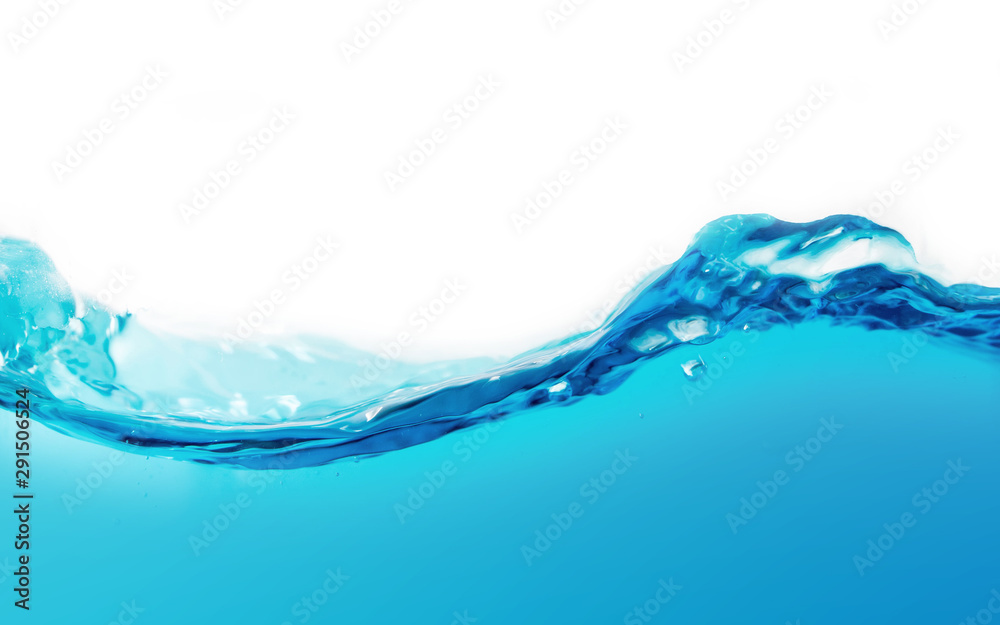 water splash on white background water splash on white background