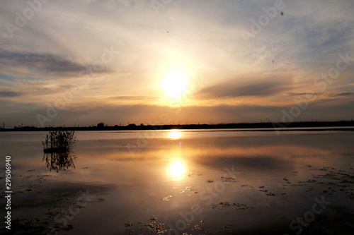 sunset on the lake © тихан петрович