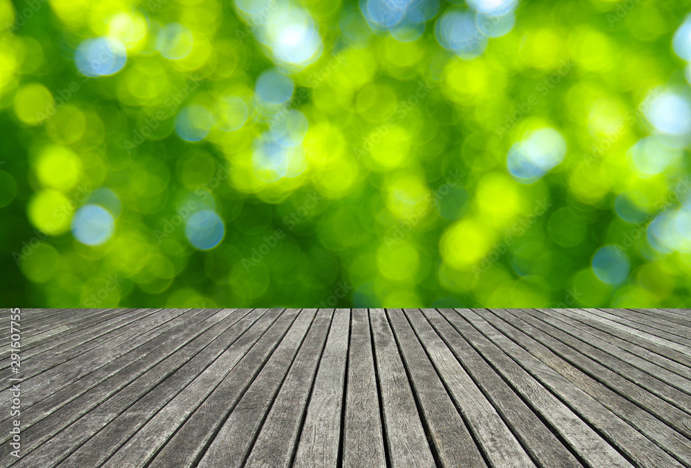green bokeh