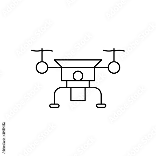 Robotic drone scout technology icon. Element of robotic icon
