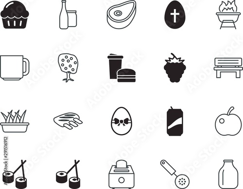 food vector icon set such as: color, electric, storage, park, manufacturing, gold, tool, one, steam, berry, pork, homemade, wooden, roast, diet, progress, shop, purple, tech, mug, canning, leg