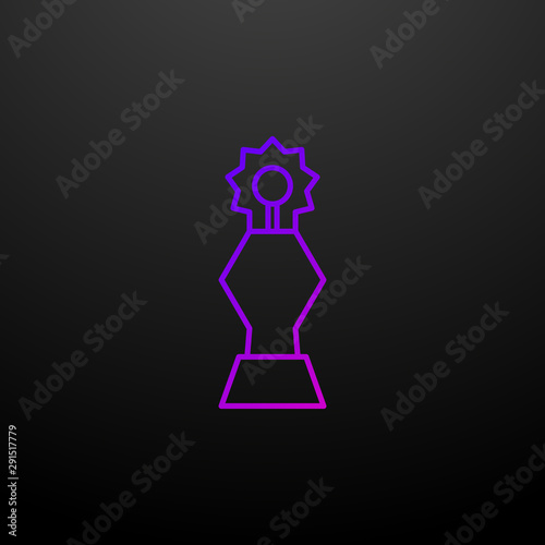 Gear cup nolan icon. Elements of succes and awards set. Simple icon for websites, web design, mobile app, info graphics