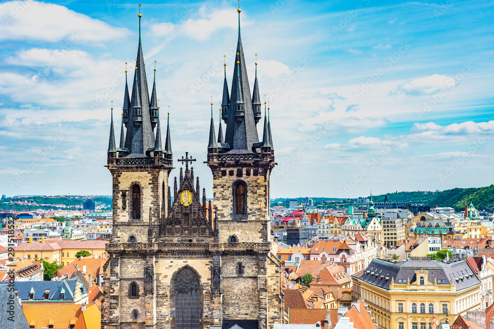 The Church of Mother of God before Tyn in Prague, Czech Republic. The Church of Mother of God before Tyn in Prague, Czech Republic.