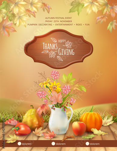 Happy Thanksgiving Flyer