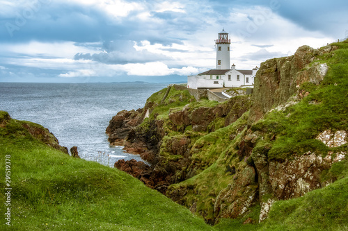 Fanad Lighthouse Donegal Ireland North Coast clouds seascape © Cristi