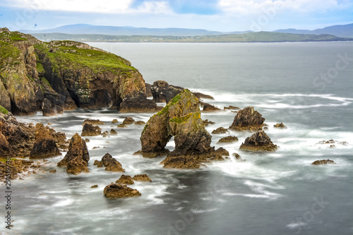 Crohy Arch Donegal Ireland North Coast long exposure seascape
