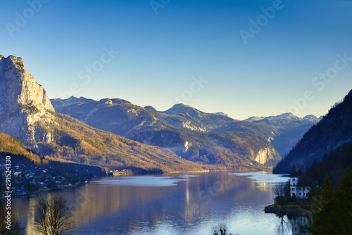 Grundlsee, Blick aus dem Hotel Seeblick