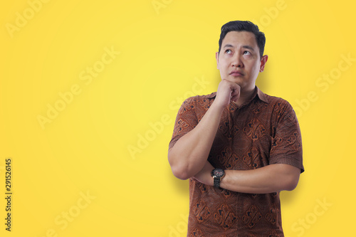 Confused Man Thinking Expression