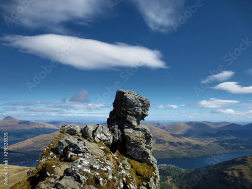Quadro em tela The Cobbler Felsen Ben Arthur in der Nähe von Loch Long