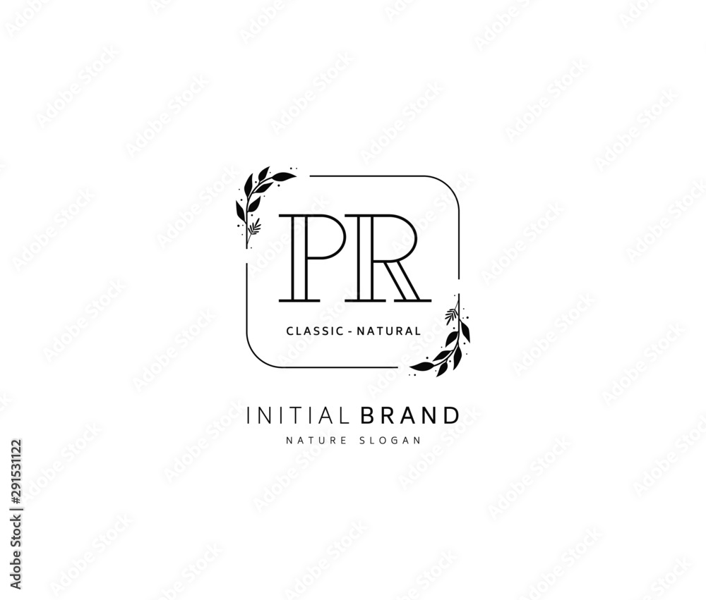 P R PR Beauty vector initial logo, handwriting logo of initial signature, wedding, fashion, jewerly, boutique, floral and botanical with creative template for any company or business. P R PR Beauty vector initial logo, handwriting logo of initial signature, wedding, fashion, jewerly, boutique, floral and botanical with creative template for any company or business.