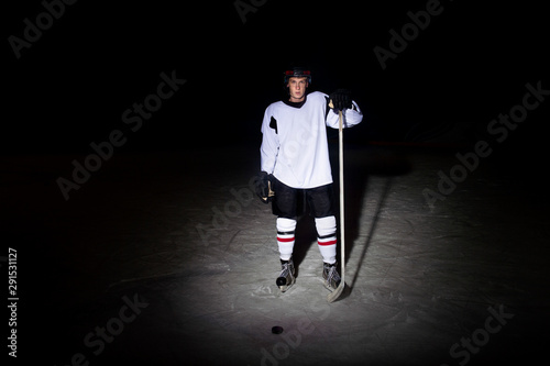 Canvas Print Hockey player