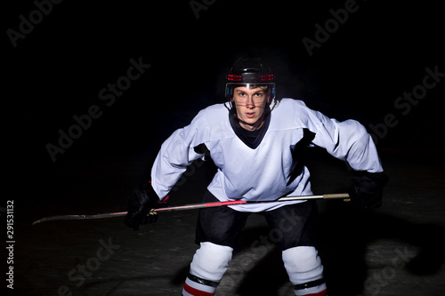 Canvas Print Hockey player