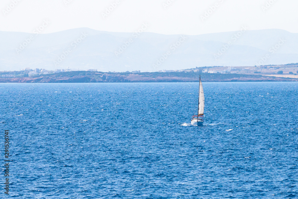 Fototapeta premium Segeltörn auf den Kykladen in Griechenland
