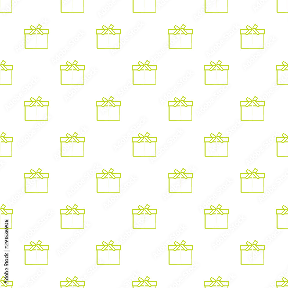 Seamless pattern with gifts boxes.