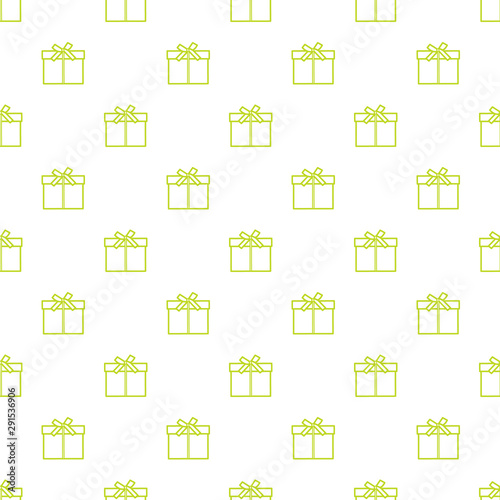 Seamless pattern with gifts boxes. © aquamarine_paint