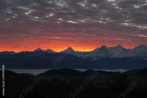 Alpine Sunset © Robert Winchester