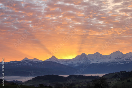 Alpine Sunset © Robert Winchester