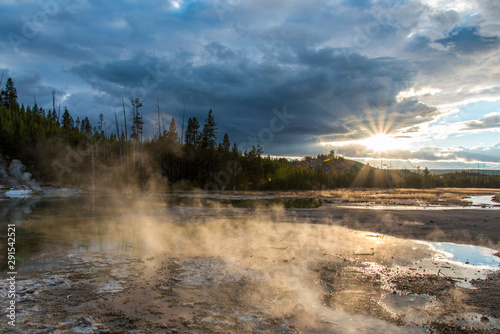Sunset in the Yellowstone National Park 01 © imagoDens