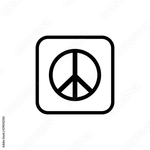 Peace icon. sign vector illustration