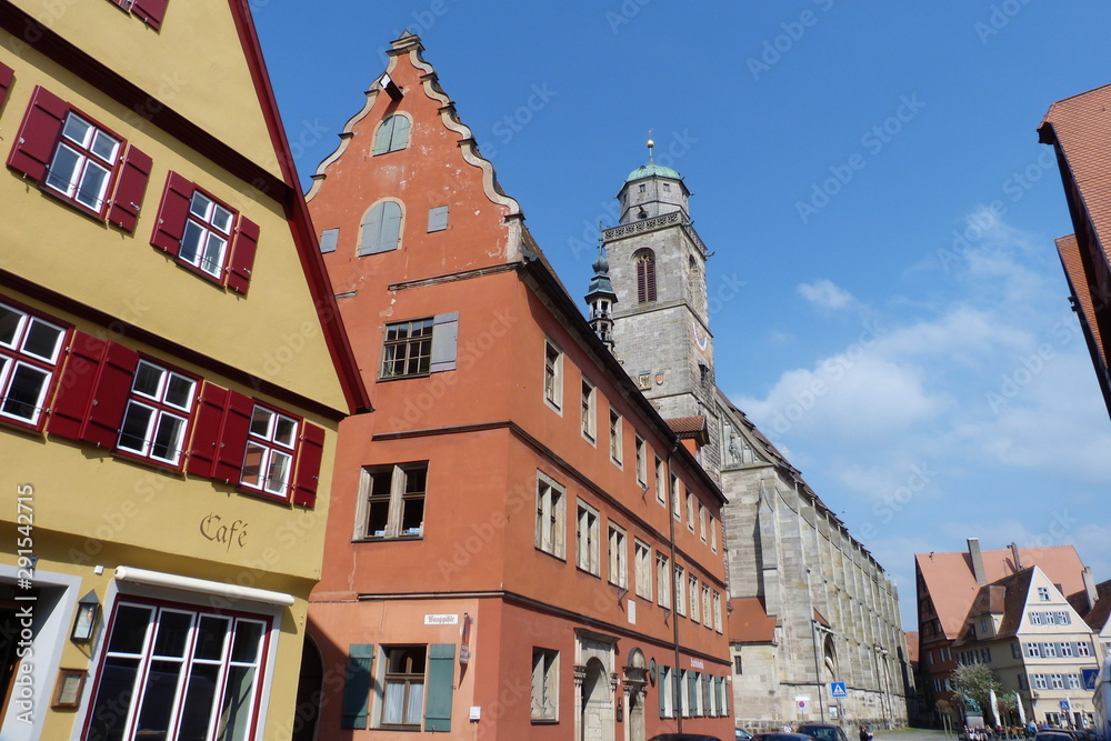 Rotes altes Rathaus in Dinkelsbühl