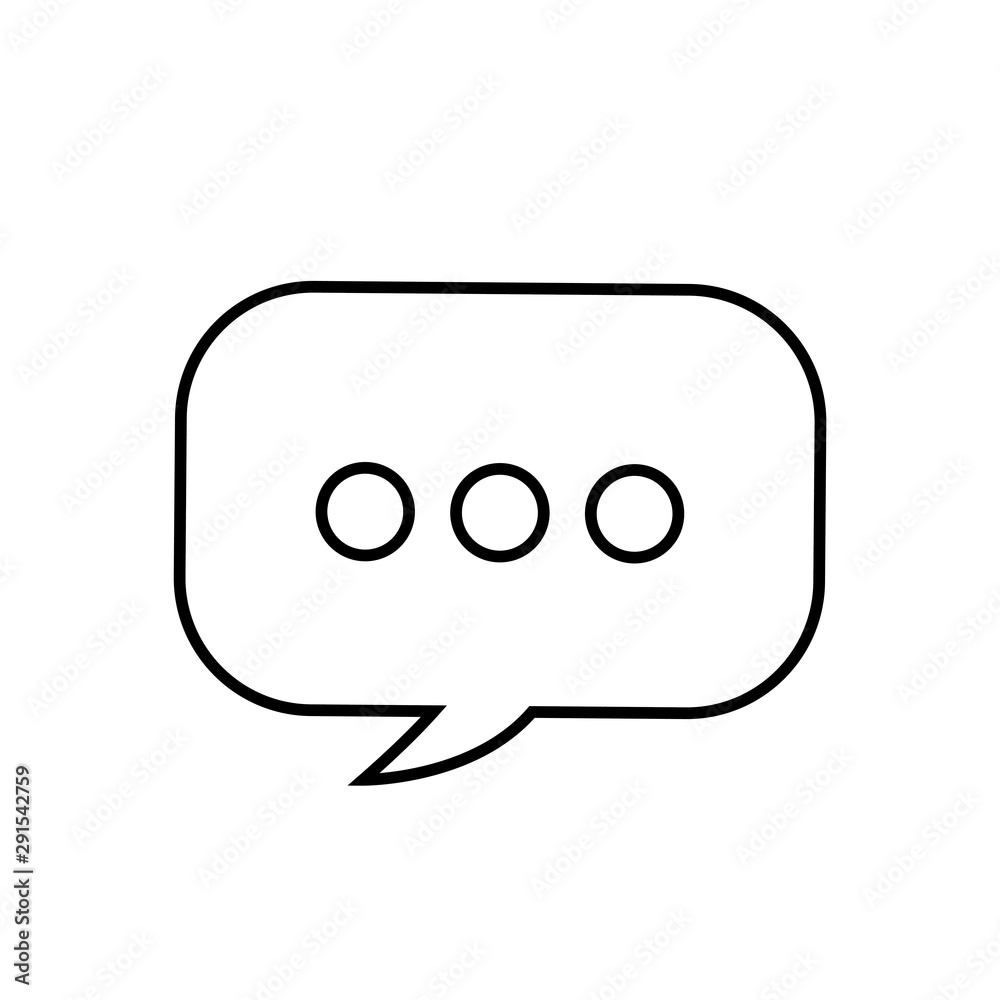 speech bubble message icon vector illustration speech bubble message icon vector illustration