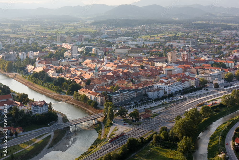 Celje, Slovenia, from the Old Castle