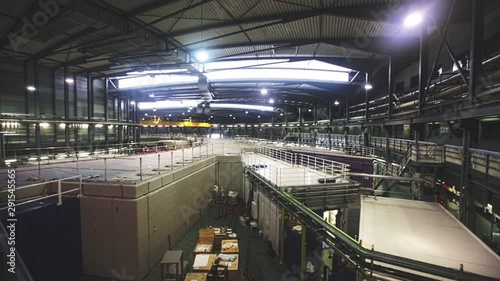 CERDANYOLA DEL VALLES, SPAIN - JUNE 29, 2019: Image of ALBA synchrotron building interior photo