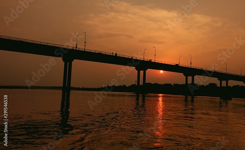 pier at sunset