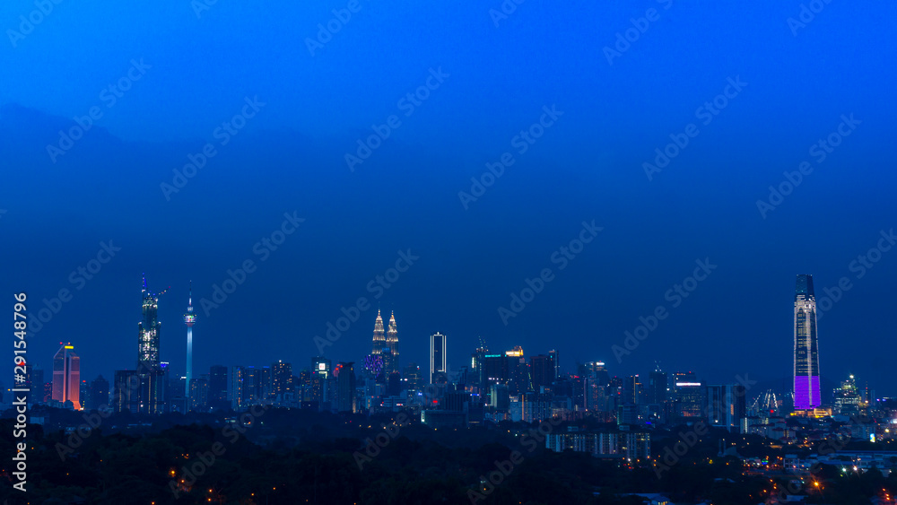 Beautiful building and cityscape at Kuala Lumpur, Malaysia