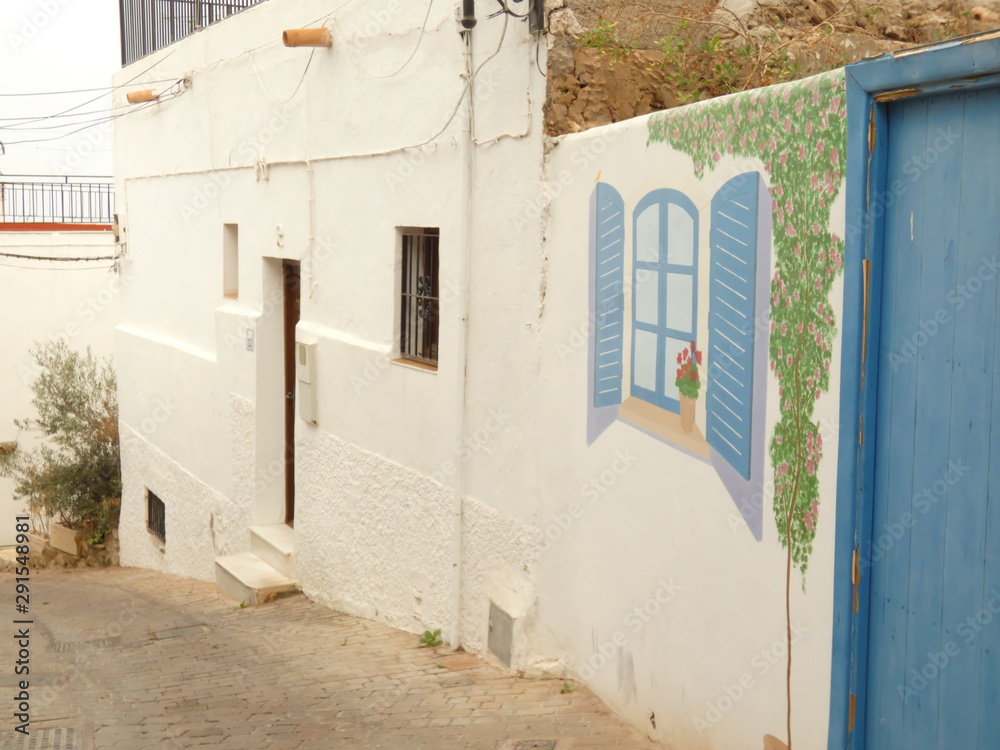 Fototapeta premium Narrow street in old town