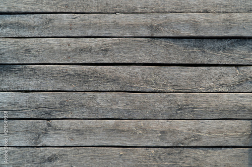 gray wooden natural plank background, texture of wooden board
