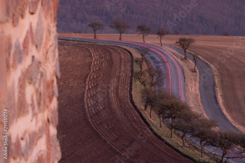 light trails