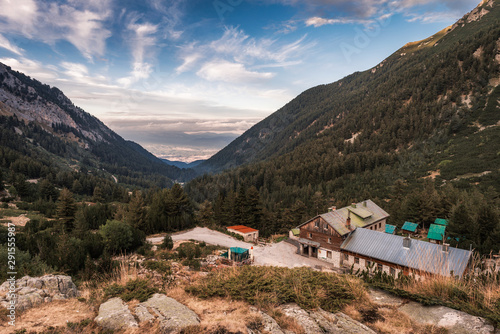 Vihren hut in Pirin Mountain, Bulgaria photo