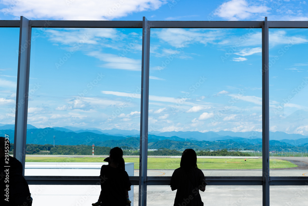 空港の展望フロア 空港の展望フロア