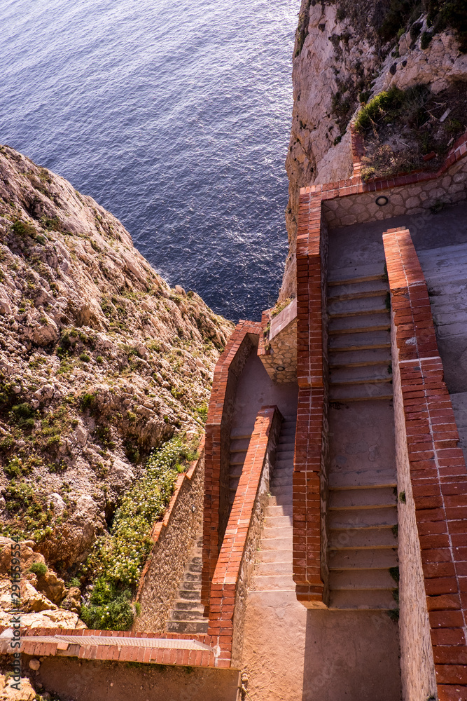 Escala del Cabirol, Capo Caccia Stock-Foto | Adobe Stock