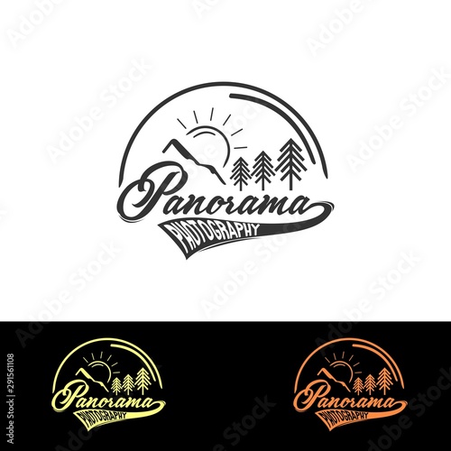 panorama photography logo