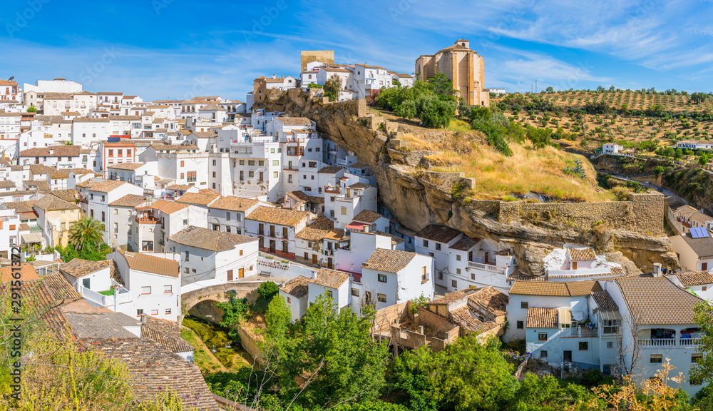 The beautiful village of Setenil de las Bodegas, Provice of Cadiz, Andalusia, Spain.